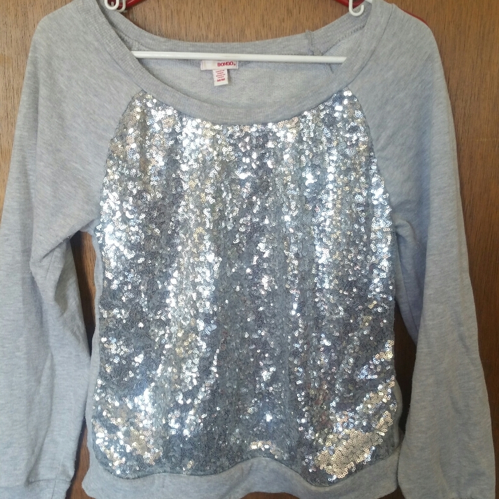 🎁SALE **Bongo long sleeve sequin shirt